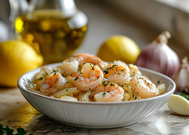 Heart-Healthy Simple Scampi